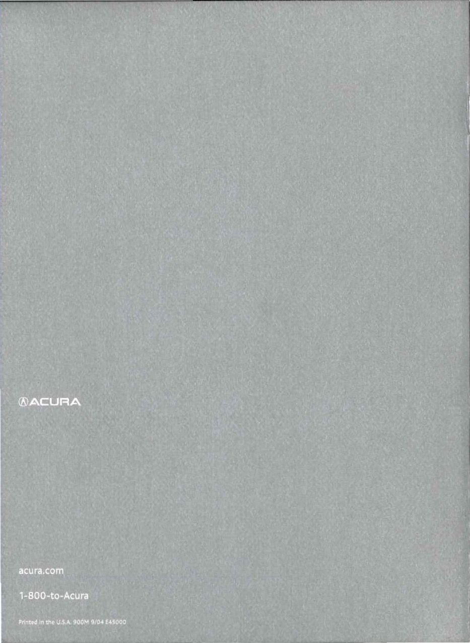 2005 Acura Brochure Page 18